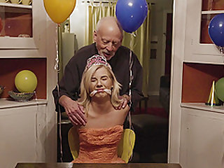 Lovely blonde Bella Rose is great at riding a hunk's big dick