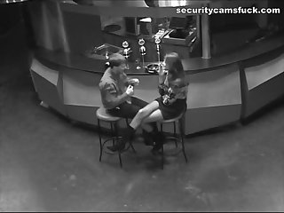 Security Camera At A Bar Film A Hard Fuck